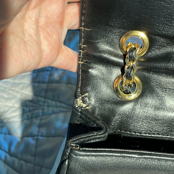 Vintage Givenchy Paris Quilted Lambskin Shoulder and Crossbody Bag - Picture 15 of 17